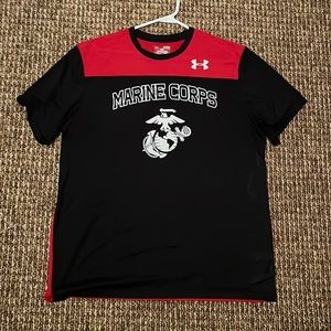 Marine Corps Under Armour Loose Fit Heat Gear Tshirt